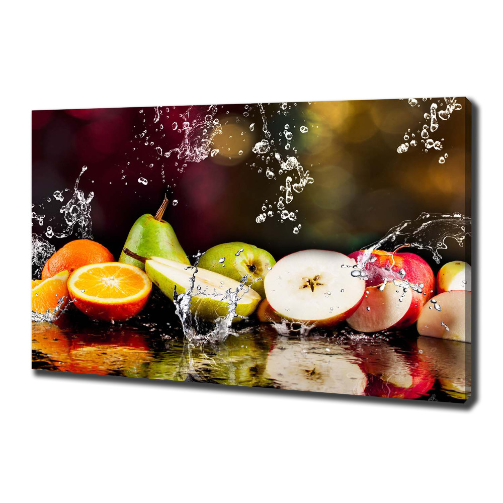 Canvas wall art Fruit and water