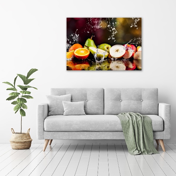 Canvas wall art Fruit and water