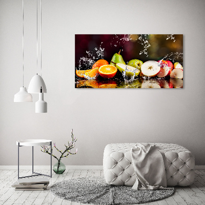 Canvas wall art Fruit and water