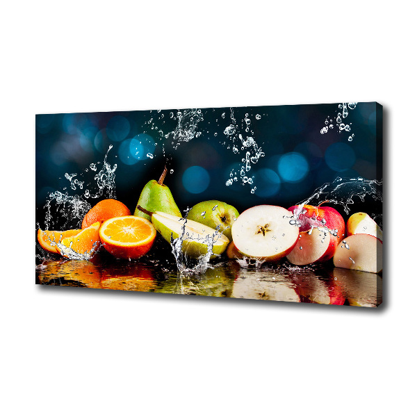 Canvas wall art Fruit and water