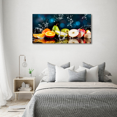 Canvas wall art Fruit and water