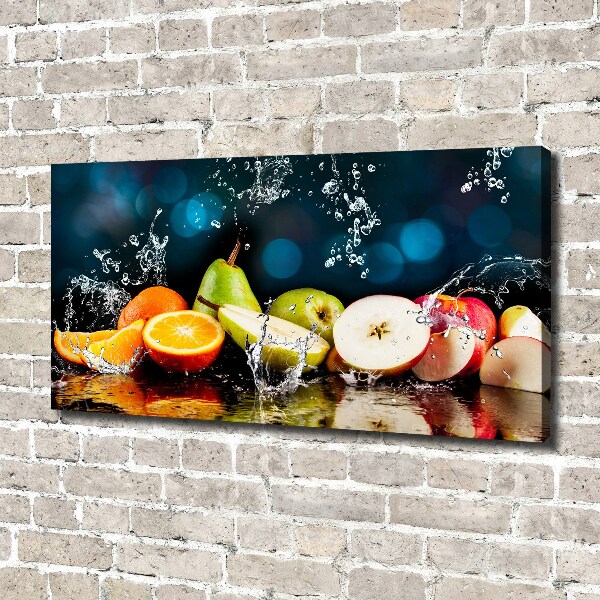 Canvas wall art Fruit and water