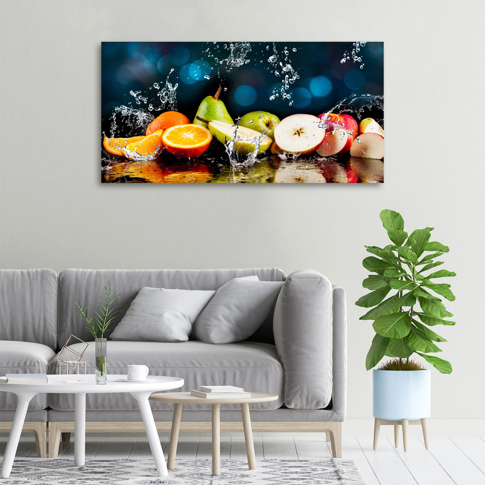 Canvas wall art Fruit and water