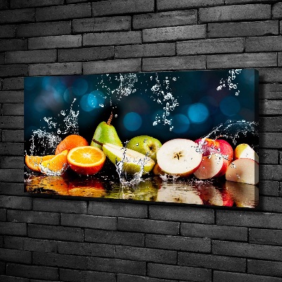 Canvas wall art Fruit and water