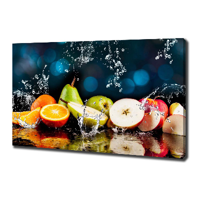 Canvas wall art Fruit and water