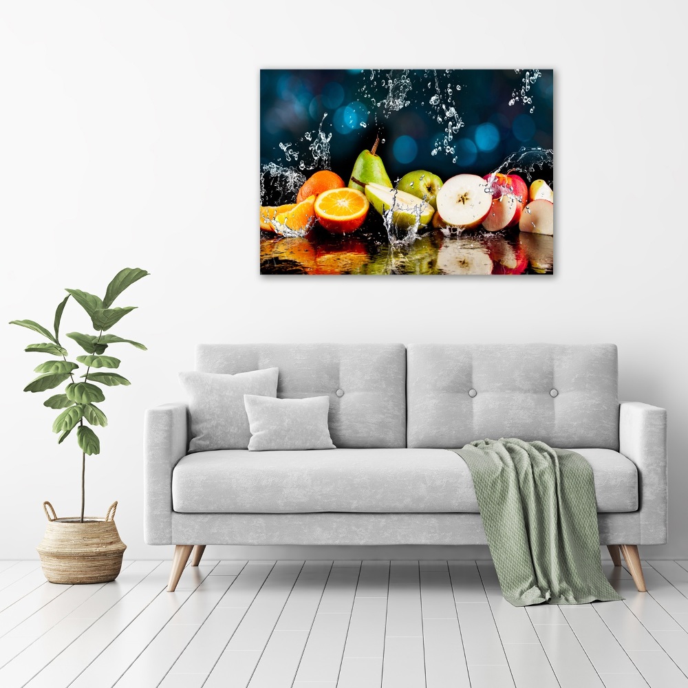 Canvas wall art Fruit and water