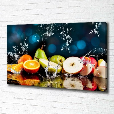 Canvas wall art Fruit and water