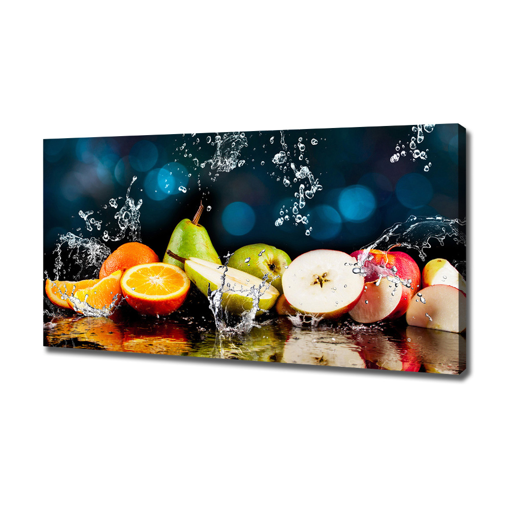 Canvas wall art Fruit and water