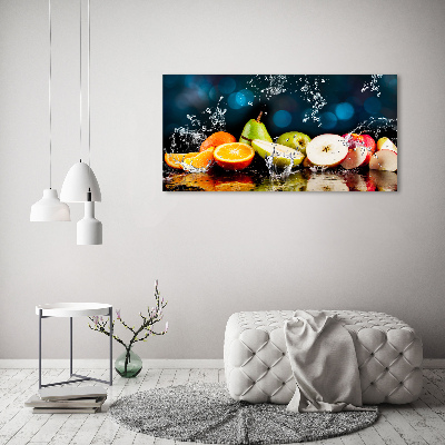 Canvas wall art Fruit and water