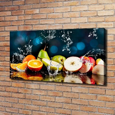 Canvas wall art Fruit and water