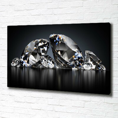 Canvas wall art Diamonds