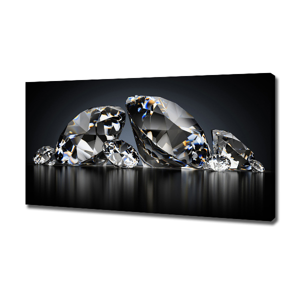 Canvas wall art Diamonds