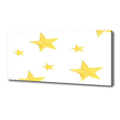 Canvas wall art Yellow stars