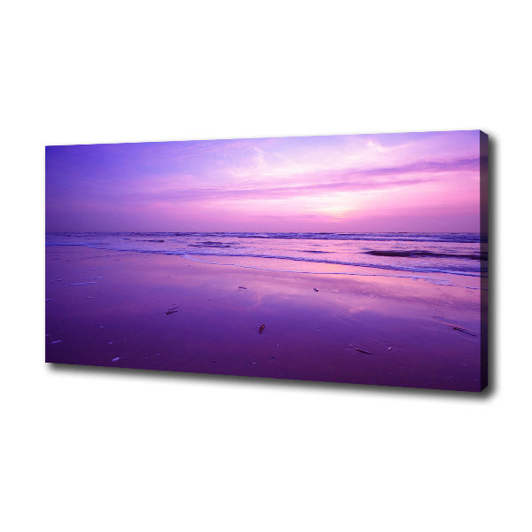 Canvas wall art Sunset sea