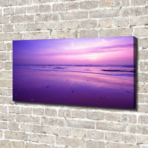 Canvas wall art Sunset sea