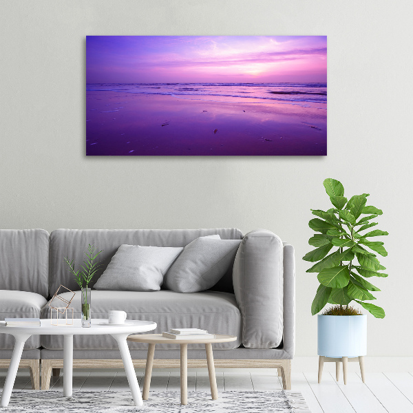 Canvas wall art Sunset sea