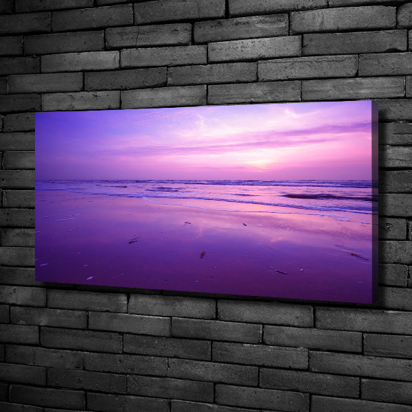 Canvas wall art Sunset sea