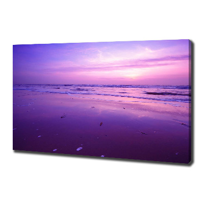 Canvas wall art Sunset sea