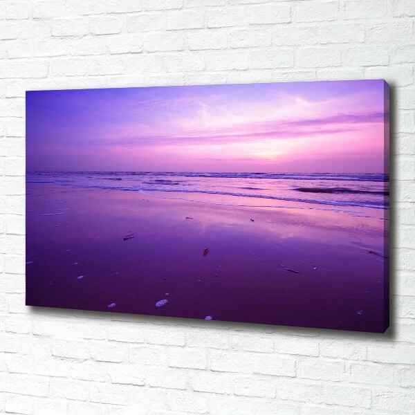 Canvas wall art Sunset sea