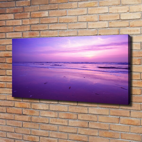 Canvas wall art Sunset sea