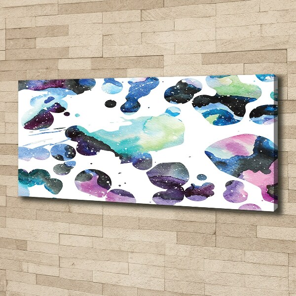 Canvas wall art Colorful galaxy