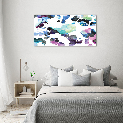 Canvas wall art Colorful galaxy