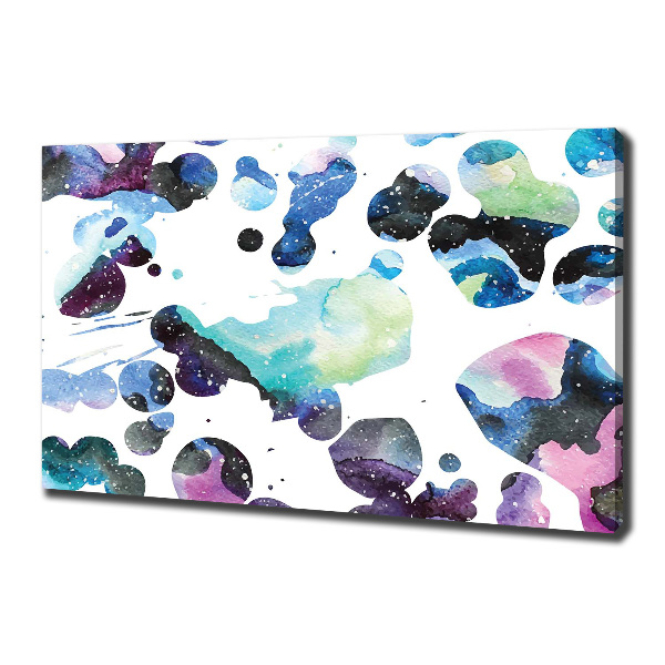 Canvas wall art Colorful galaxy