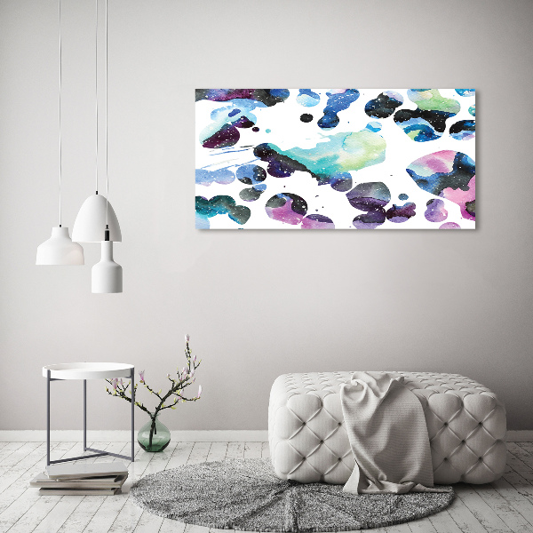 Canvas wall art Colorful galaxy