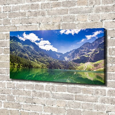 Canvas wall art Morskie Oko Tatry