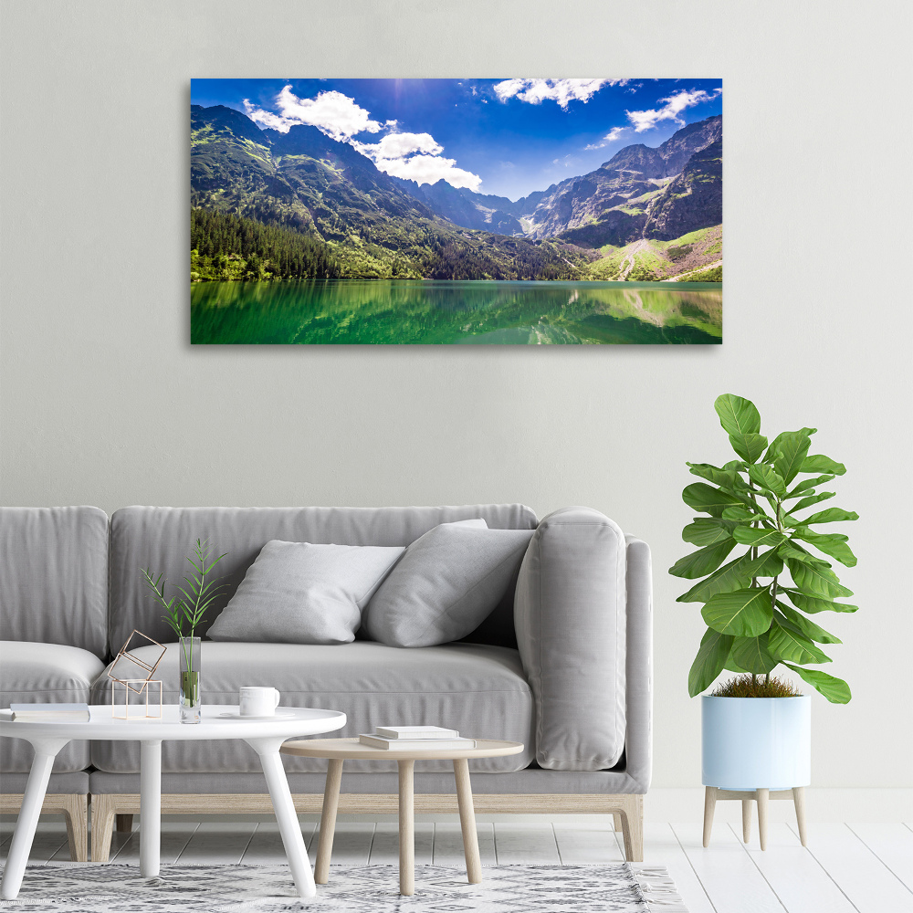 Canvas wall art Morskie Oko Tatry