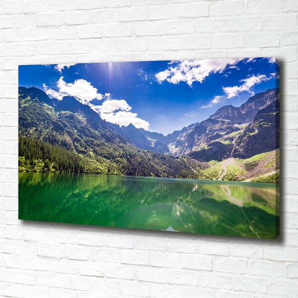 Canvas wall art Morskie Oko Tatry