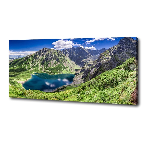 Canvas wall art Czarny Staw Tatry