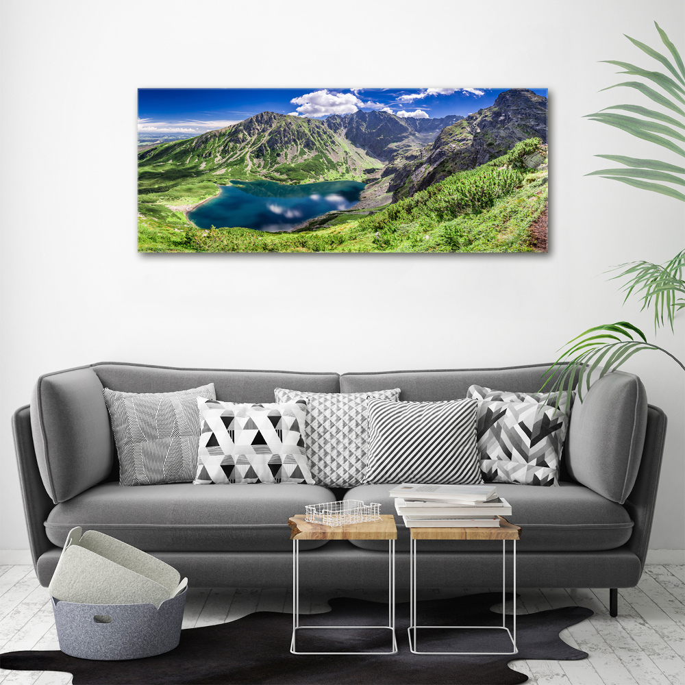 Canvas wall art Czarny Staw Tatry