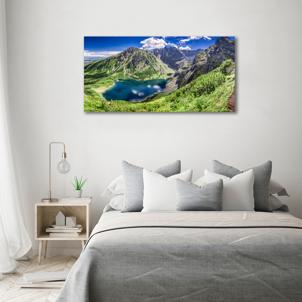 Canvas wall art Czarny Staw Tatry