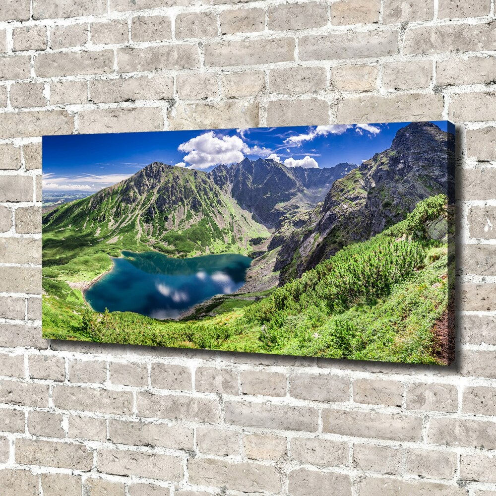 Canvas wall art Czarny Staw Tatry