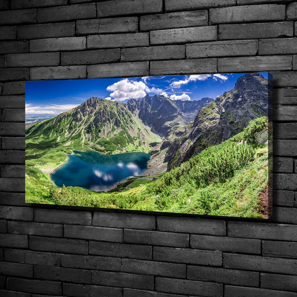 Canvas wall art Czarny Staw Tatry