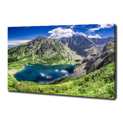 Canvas wall art Czarny Staw Tatry