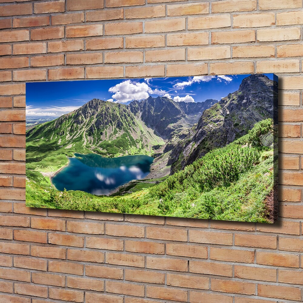 Canvas wall art Czarny Staw Tatry