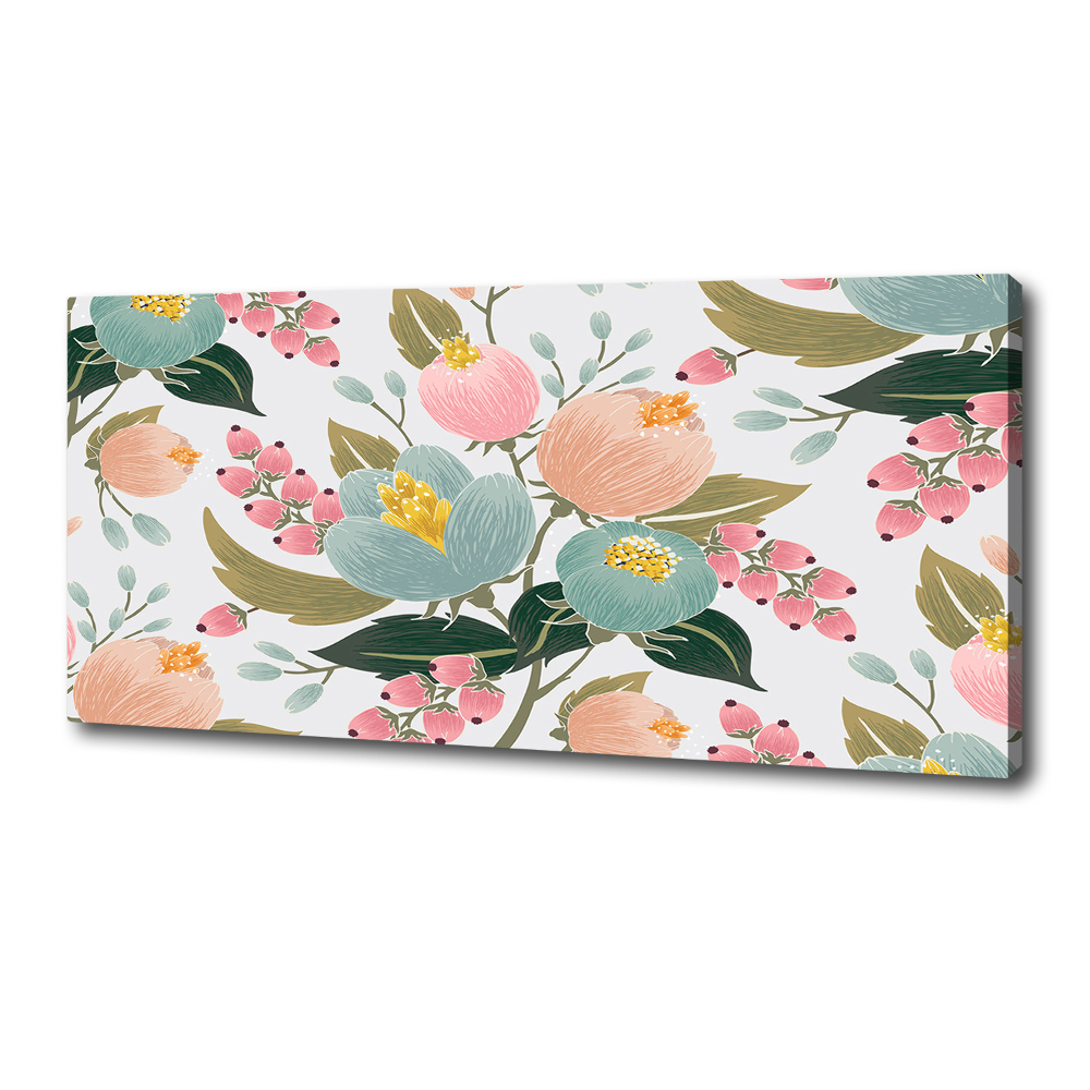 Canvas wall art Floral pattern