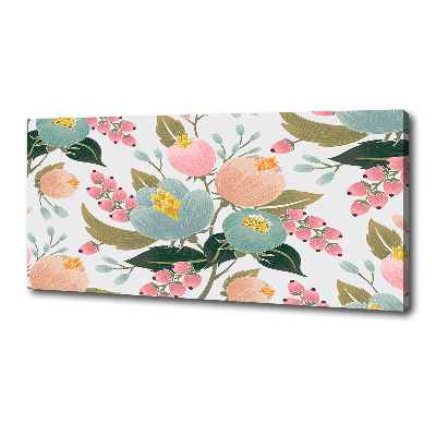 Canvas wall art Floral pattern