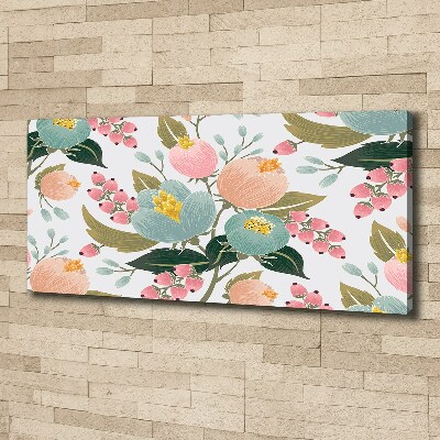 Canvas wall art Floral pattern