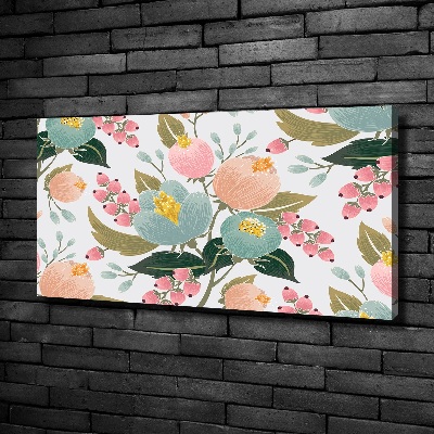 Canvas wall art Floral pattern