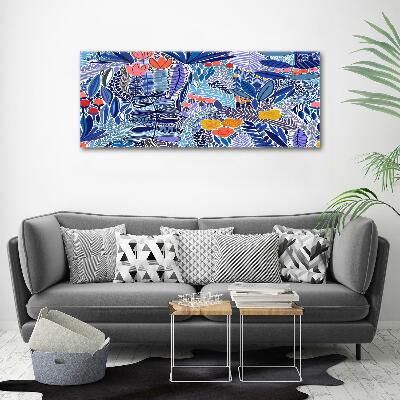 Canvas wall art Floral pattern