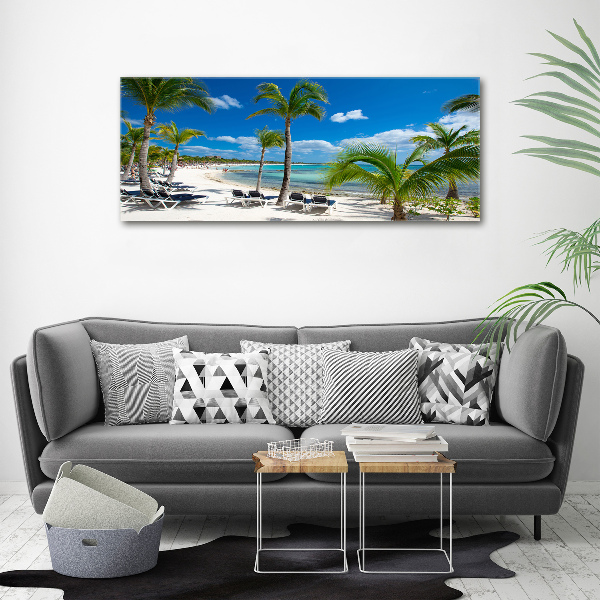 Canvas wall art Maldives beach