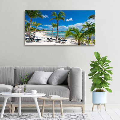 Canvas wall art Maldives beach