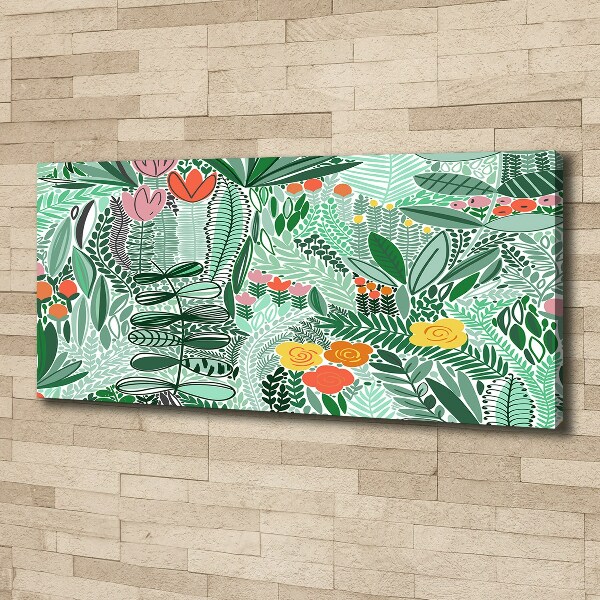 Canvas wall art Floral pattern