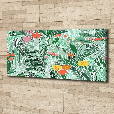 Canvas wall art Floral pattern