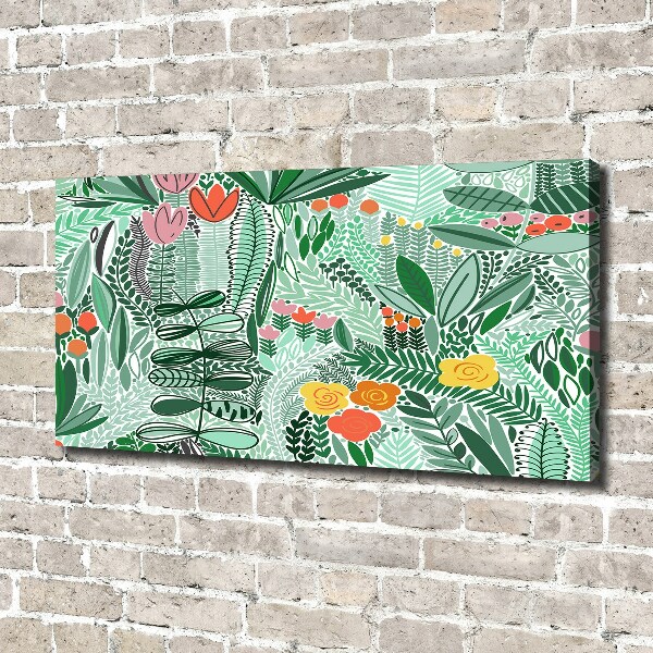 Canvas wall art Floral pattern