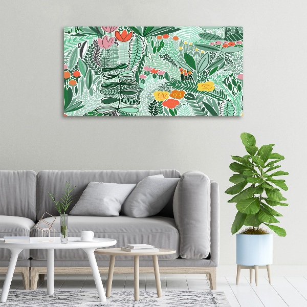 Canvas wall art Floral pattern