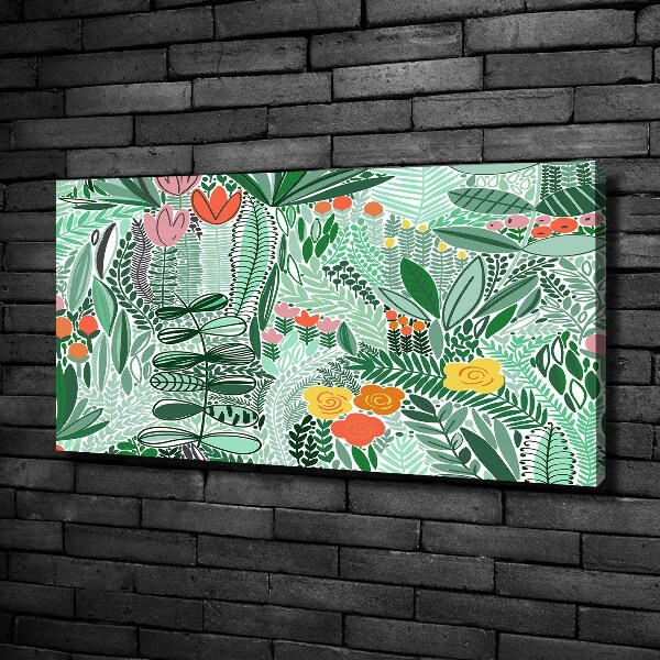 Canvas wall art Floral pattern